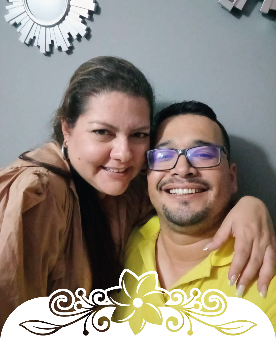 Foto con ornamento 3