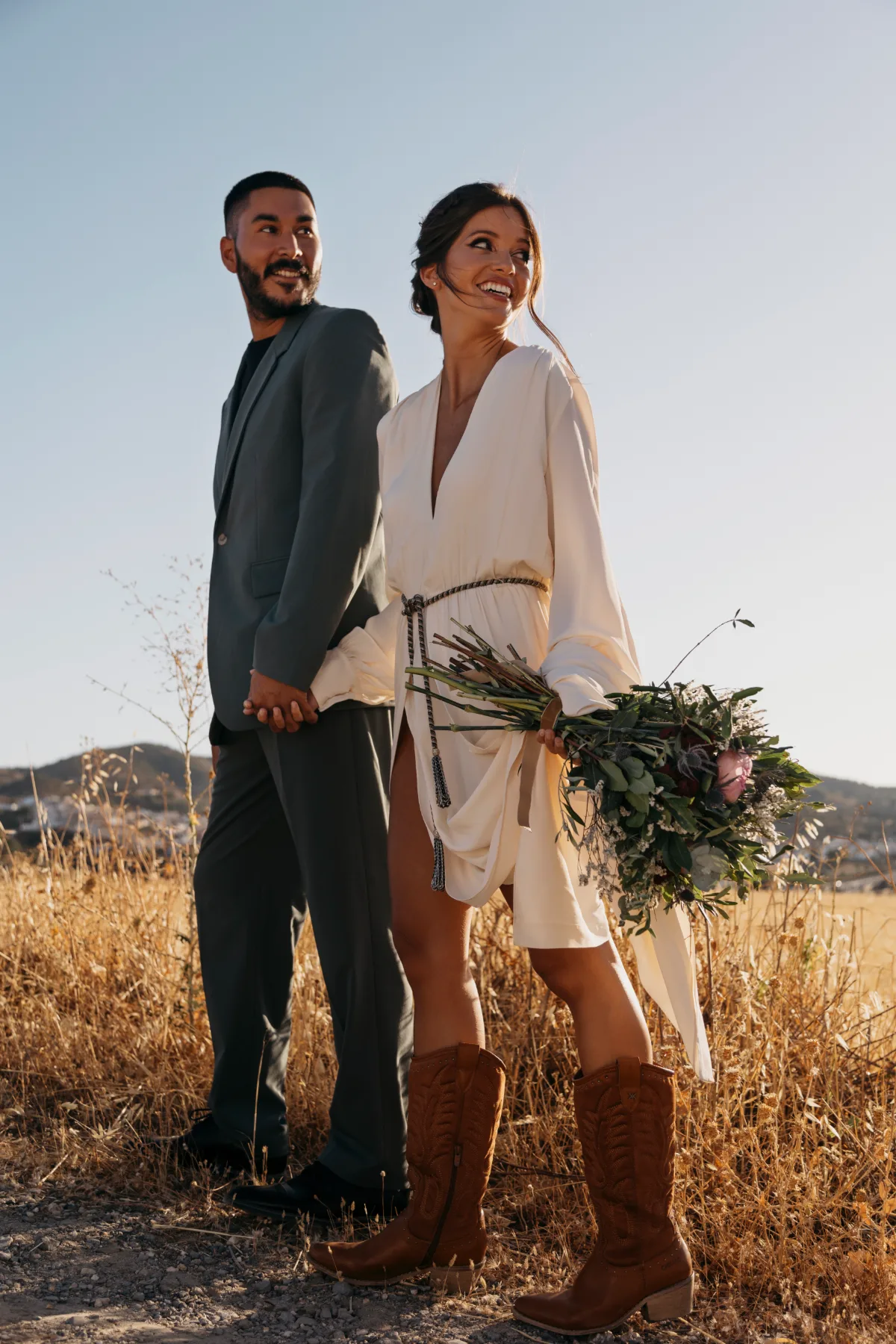 Pareja de novios, modelo Terracota