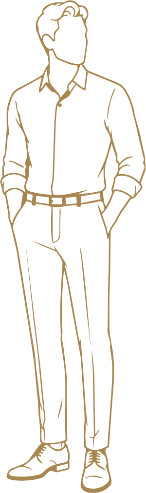 Trazo Silueta Hombre Lux Amore
